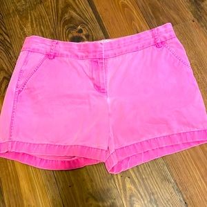 Pink J Crew Shorts